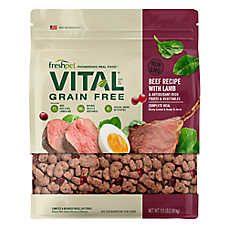 Vital® Grain Free Beef & Lamb Recipe With Cranberries & Spinach Dog Food Recipe Vital® Grain Free Beef & Lamb Recipe With Cranberries & Spinach Dog Food Recipe