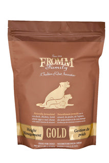 Fromm © Gold Weight Management Dry Dog Food | For Weight Reduction or Weight Maintenance | 5lb, 15lb or 33lb