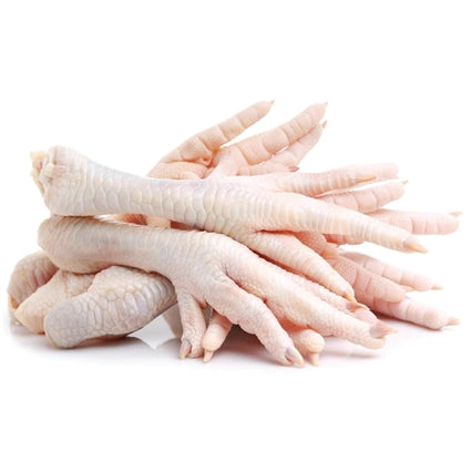 Raw Individually Frozen Chicken Feet for Dogs- 2 lbs (approx. 15 pcs)